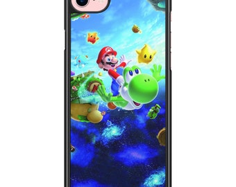 Custom iPhone Samsung 5,5S,6,6S,7,8,SE,X,11,12,13,14,15,16 Super Mario Galaxy Odyssey Case