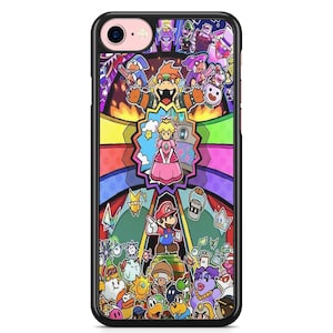 Coque iPhone Samsung 5,5S,6,6S,7,8,SE,X,11,12,13,14,15,16 Paper Mario The Thousand Year Door Porte Millénaire