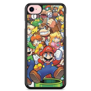 iPhone case Samsung 5,5S,6,6S,7,8,SE,X,11,12,13,14,15 Super Mario Odyssey Space Galaxy Vintage