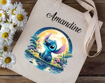 Torba z nadrukiem Torba z Twoim imieniem - Lilo i Stich Disney Moonlight - dzieci w wieku przedszkolnym