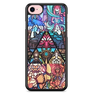 Coque iPhone Samsung 5,5S,6,6S,7,8,SE,X,11,12,13,14,15,16 The Legend of Zelda Breath of the Wild Prodiges Champions