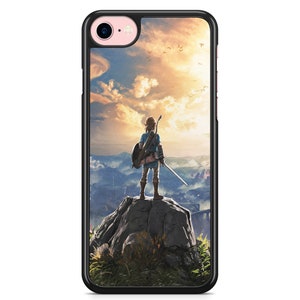 Coque iPhone Samsung 5,5S,6,6S,7,8,SE,X,11,12,13,14,15,16 The Legend of Zelda Breath of The Wild Switch