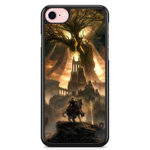 Coque iPhone Samsung 5,5S,6,6S,7,8,SE,X,11,12,13,14,15 Malenia Blade of Miquella Shadow Erdtree Messmer