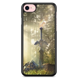 Coque iPhone Samsung 5,5S,6,6S,7,8,SE,X,11,12,13,14,15,16 The Legend of Zelda Breath of the Wild Triforce