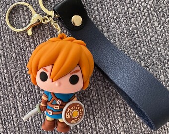 Link Keychain The Legend of Zelda Breath of the Wild Tears of the Kingdom Cute