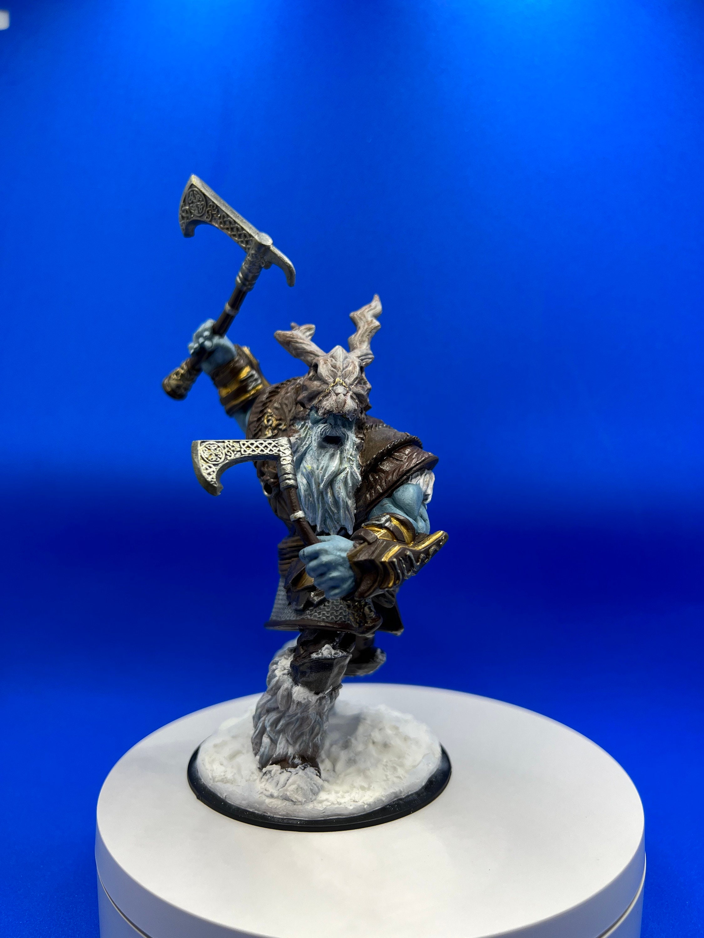 Hand Painted Frost Giant Miniature - Etsy