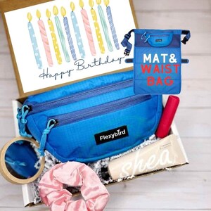 Birthday Hiking Gift Box MAT&Waist Bag for camping, meditation, festivals, game watching, all outdoor activities for women and men