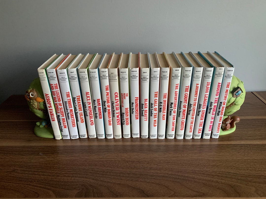 Great Illustrated Classics Children’s Books Bundle of TEN Random Books ...