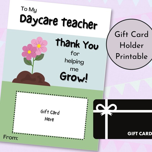 Daycare Teacher Gift Etsy