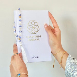 Ramdan Reflection Set, Warda Masbaha Dankbarkeits-Journal, Ramadan Geschenk Bild 1