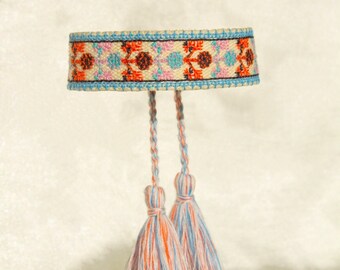 Sama Tatreez Bracelet | Woven Embroidered Jewelry for Women