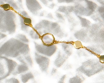 Giving Back Bracelet | Gold Pearl Bracelet