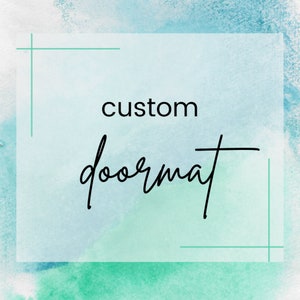 Custom Doormat | Personalized Door Mat | Design Your Own Welcome Mat