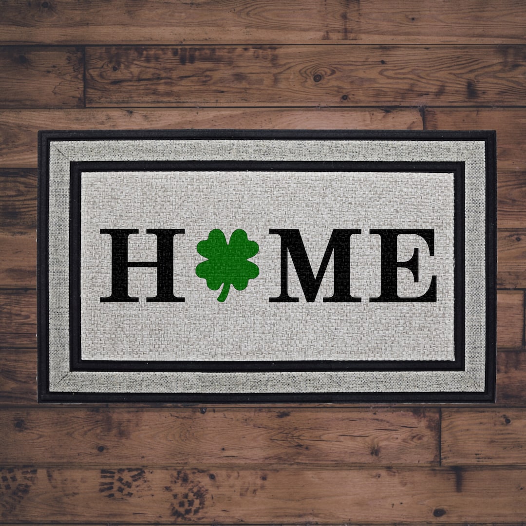 St Patrick's Day Home Doormat, Irish Mat, Saint Patricks Decor