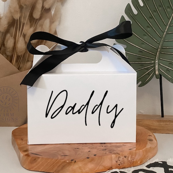 Coffret cadeau papa personnalisé | Papa | Papa, papa, père | Emballage personnalisé mignon | Emballage cadeau complet | Cadeau pour papa