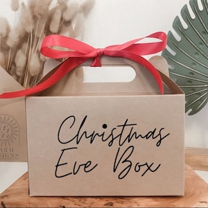 Personalised Christmas Eve Gift Box | CHRISTMAS EVE | Girlfriend, Boyfriend, Husband, Wife, Partner, Fiancé | Personalised packaging