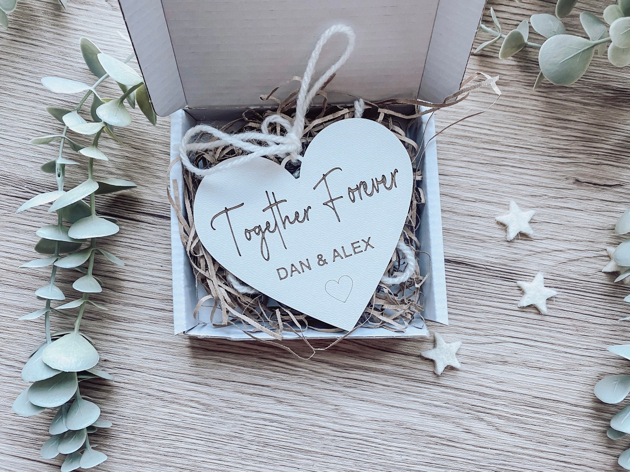 Friends Forever, Never Apart, Friendship Gift, Best Friend Gift, Long  Distance, Gifts for Her, Colleague Leaving Present, Wooden Heart Gift 