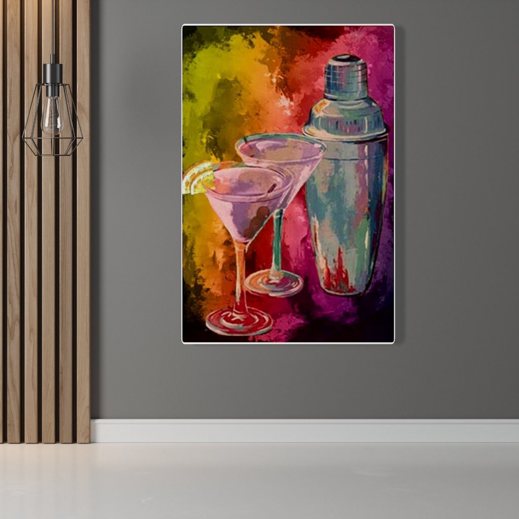 Olive Martini Wall Art - Etsy
