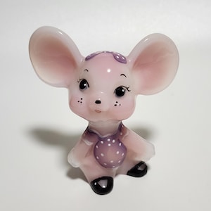 貴重！ Fenton Boutonniere Buddy マウス型置物 Fenton Glass Mouse - Etsy