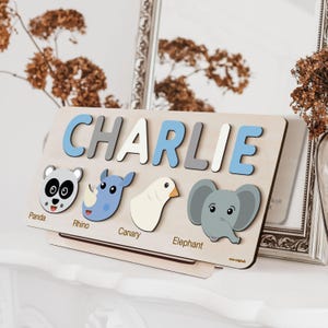 Personalized Name Puzzle and Toys for Baby Boy and Baby Girl,Gifts for 1 Year Old,Custom Name Puzzle,Toddler Gifts Age 1-2,Toys for 6 Months