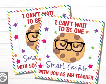 Printable Back to School Teacher Gift Tag | Printable First Day of School Tags| Gifts for Teachers | Back to School printable treat tags