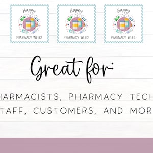 Pharmacy Week | Gifts for Pharmacists | Pharmacy Tech Appreciation Gift ...