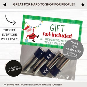 Gift Not Included Graphics Gift Not Included White Elephant Gag Gift | Stocking Stuffer | Secret ...
