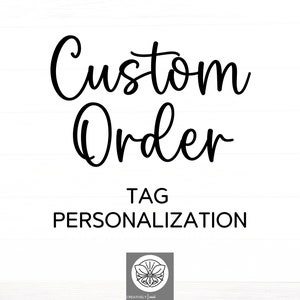 Printable Tag Personalization for Printable 4x4 Gift Tag