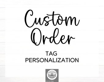 Printable Tag Personalization for Printable 4x4 Gift Tag