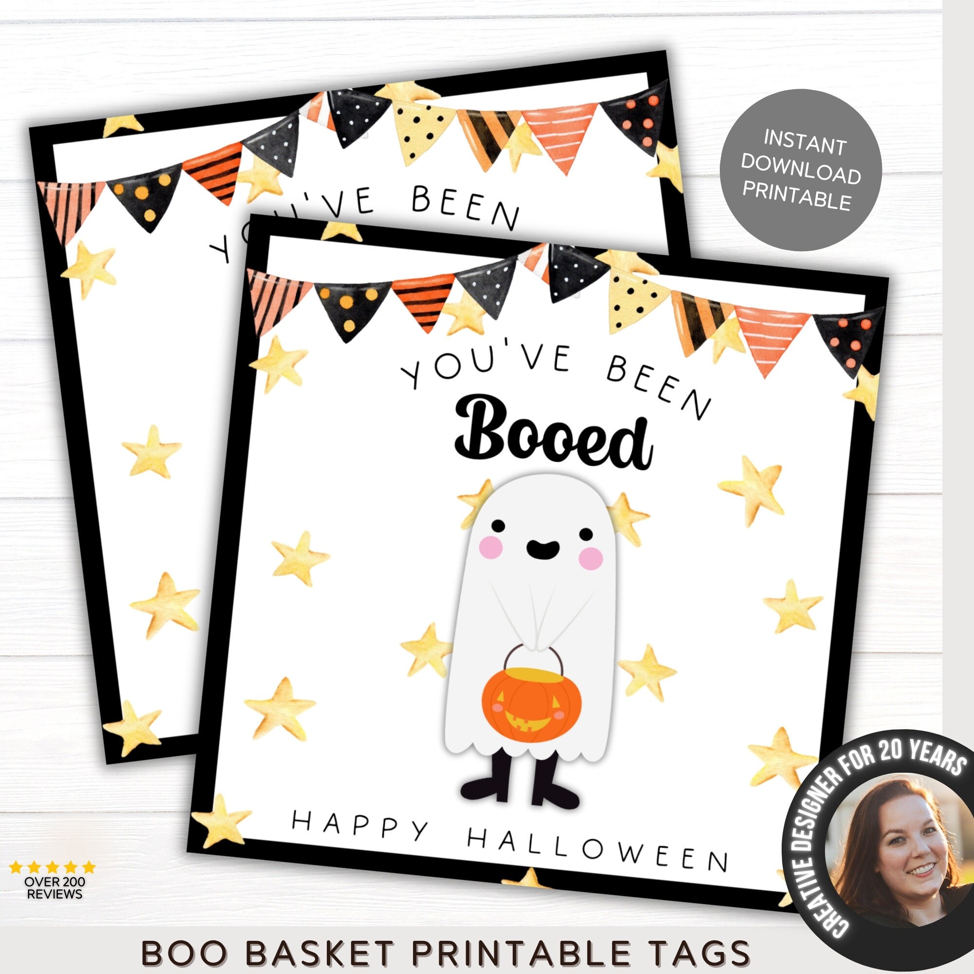 Spooky Boo Buckets Basket Bag Halloween Treat Tag Printable | You've Been Booed | Roommate Gift | Package for Her | Party Favors - Etsy spooky-boo-buckets-basket-bag-halloween-treat-tag-printable-you-ve-been-booed-roommate-gift-package-for-her-party-favors-etsy