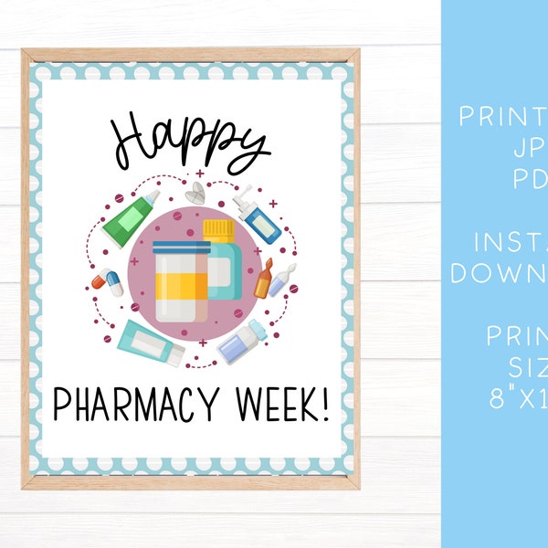 Pharmacy Week Sign Etsy