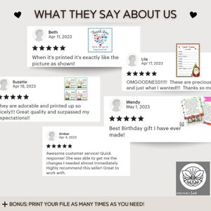 May include: A collection of customer reviews for a digital product. The reviews are positive and highlight the quality of the product. The reviews include text and star ratings.