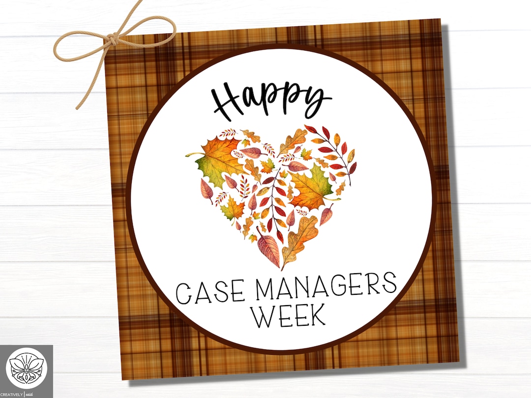 Case Worker Gifts Case Managers Week Printable Gift Tags Label Stickers