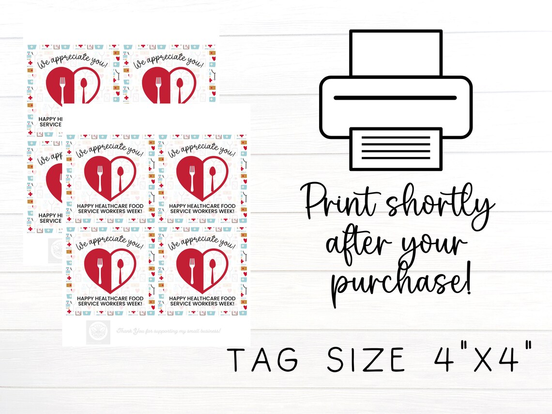 Healthcare Food Service Workers Appreciation Week Food Etsy