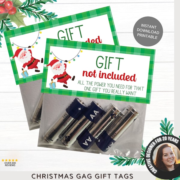Printable Gift Not Included Tags 60 Gift Ideas for 2025 Printable Gift Not Included Tags 60 Gift Ideas for 2025