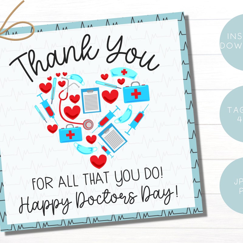 National Doctors Day Cards Etsy