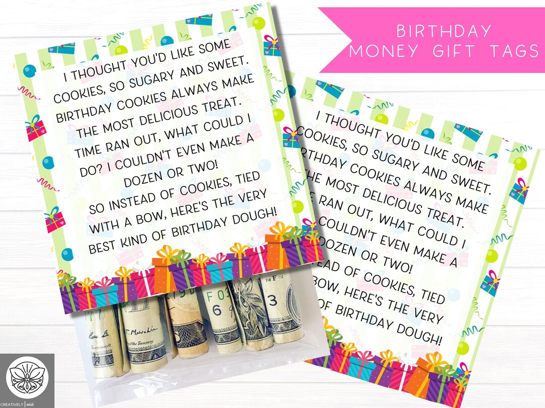 Birthday Money Envelopes Birthday Money Gift Printable 16th 18th 21st