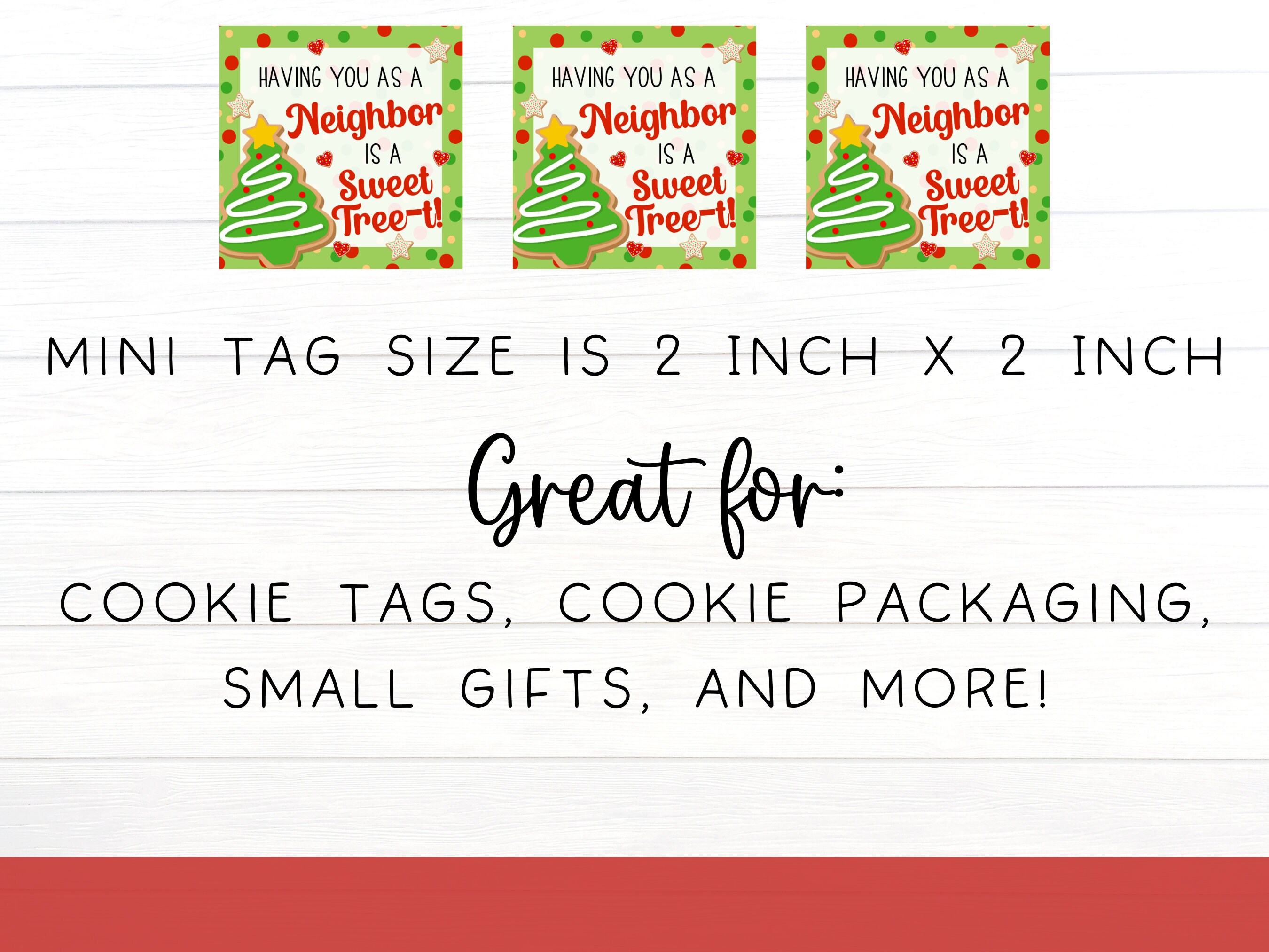 Editable Gift Tag Printable Neighbors Christmas Gifts for Neighbors  Christmas Baked Goods Label Neighbor Gift for Christmas 