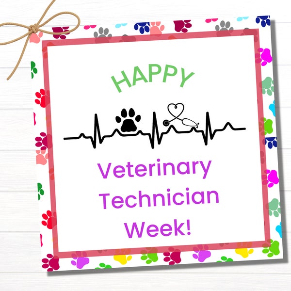 Vet Tech Appreciation Banner Etsy