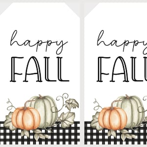Happy Herbst Geschenk Tags |Herbst Leckerei Tag| Herbst Leckerli Tasche | Herbst Etiketten | Herbst Geschenkanhänger | Herbst Keks Anhänger | Herbst Keks Anhänger | Favor Tags