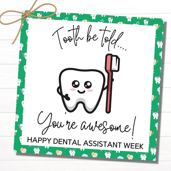Dental Assistant Printable Etsy
