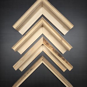 Reclaimed Wood Canvas Floating Frame for 1/8&quot; Canvas Panel, Handcrafted Wood Float Frame, Personalized Rustic Display for Your Art