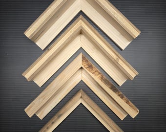 Reclaimed Wood Canvas Floating Frame for 1/8" Canvas Panel, Handcrafted Wood Float Frame, Personalized Rustic Display for Your Art