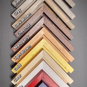 Thick Border Canvas Floating Frame for 1.5&quot; Canvas , Made-to-Order Handpainted Float Frame - Customize Your Artwork&#39;s Display