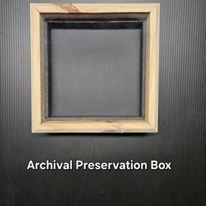 Archival Shadow Box Display Frame, Insect Showcase, UV Glass, Acid-Free Foam