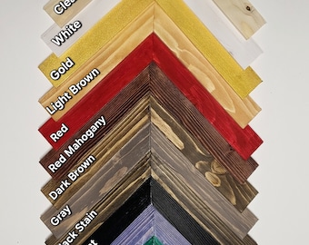 Elevate Your Memories: Rising Angle Solid Wood Picture Frame in Various Sizes