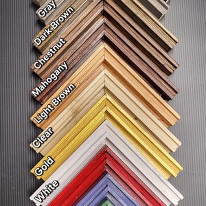 Thick Border Channel Canvas Floating Frame for 1.5&quot; Canvas , Solid Wood Floating Frame for Canvases, Handcrafted to Order