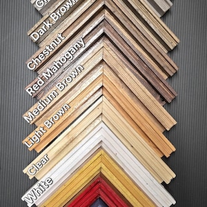 Thick Border Channel Canvas Floating Frame for 1" Canvas , Solid Wood Floating Frame for Canvases, Handcrafted to Order