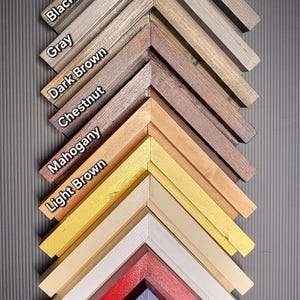 Thick Border Canvas Floating Frame for 1&quot; Canvas , Made-to-Order Handpainted Float Frame - Customize Your Artwork&#39;s Display