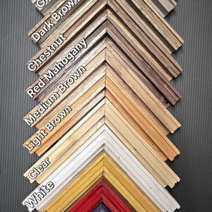 Thick Border Channel Canvas Floating Frame for 3/4" Canvas , Solid Wood Floating Frame for Canvases, Handcrafted to Order